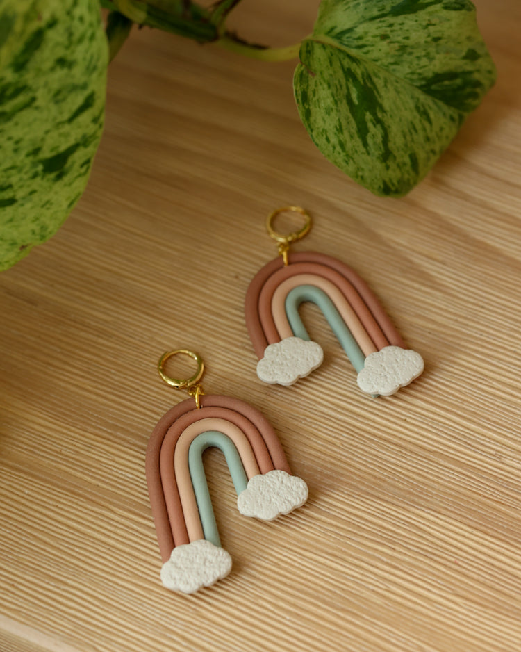 Rainbow Cloud Earrings