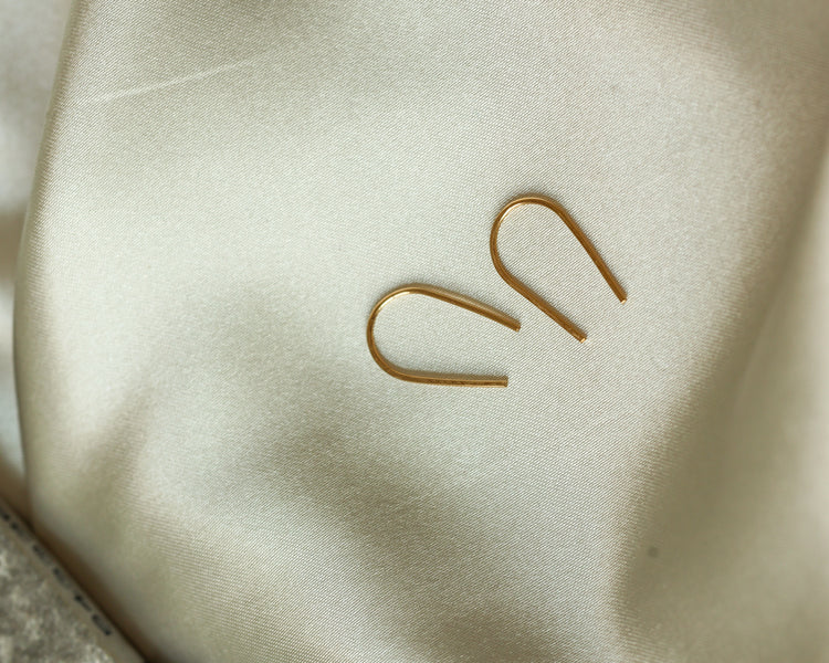 Golden Arc Earrings