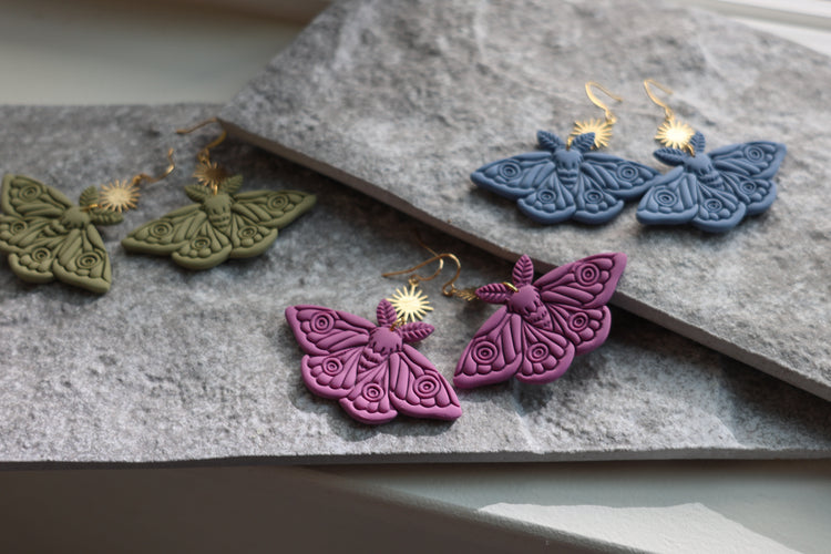 Emperor Moth Dangles