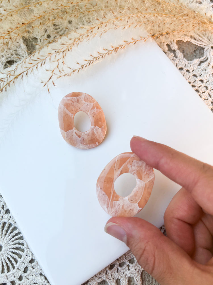 Organic Circle Studs