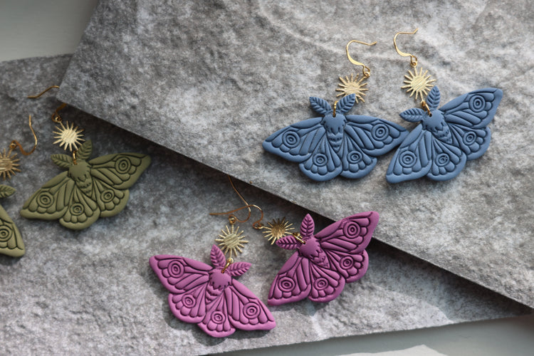 Emperor Moth Dangles