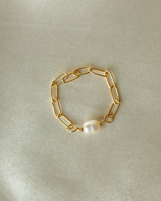 Barely There Pearl Ring