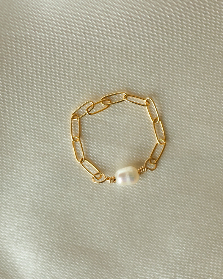 Barely There Pearl Ring