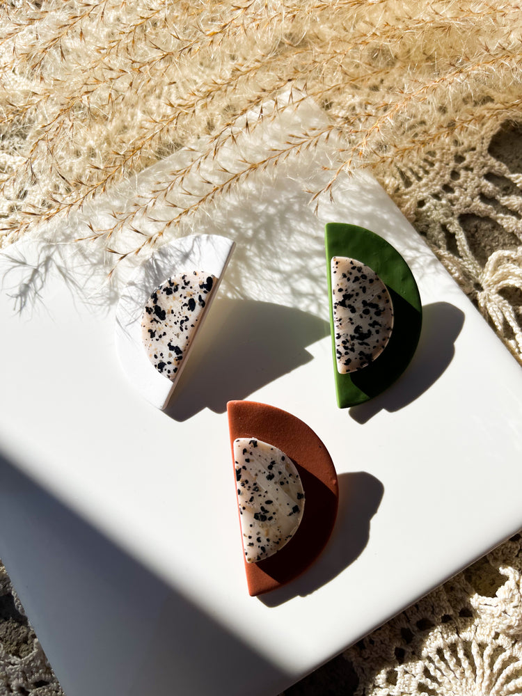 The Half Moon Statement in Dalmatian Jasper