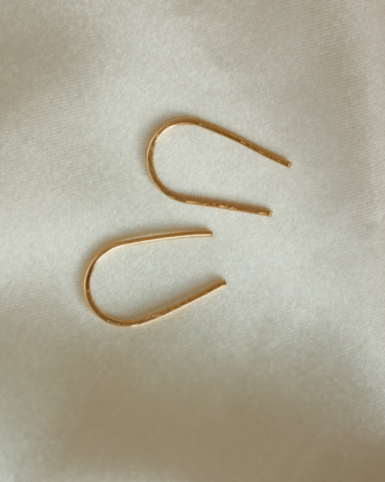 Golden Arc Earrings