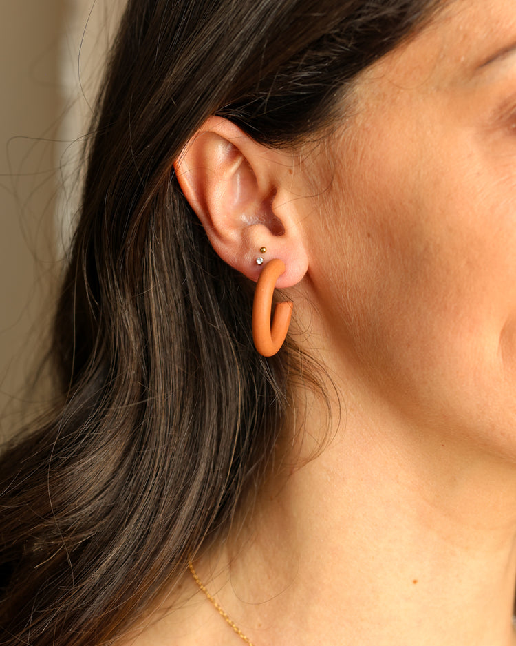 Everyday Clay Hoops