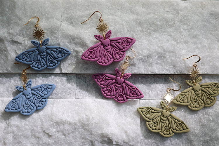 Emperor Moth Dangles