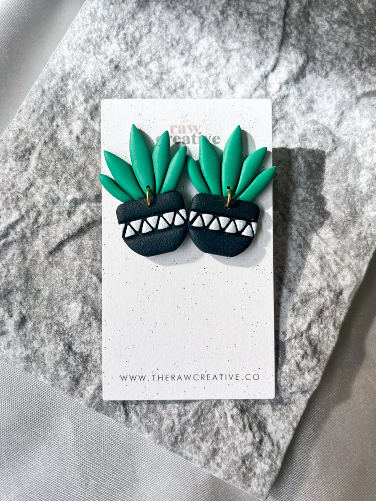 Potted Succulent Studs