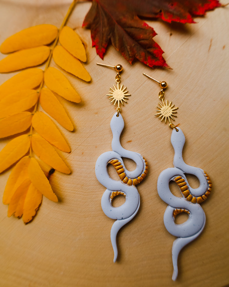 Boho Snake Earrings
