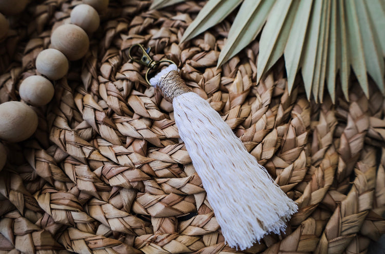 Macrame Tassel Keychain