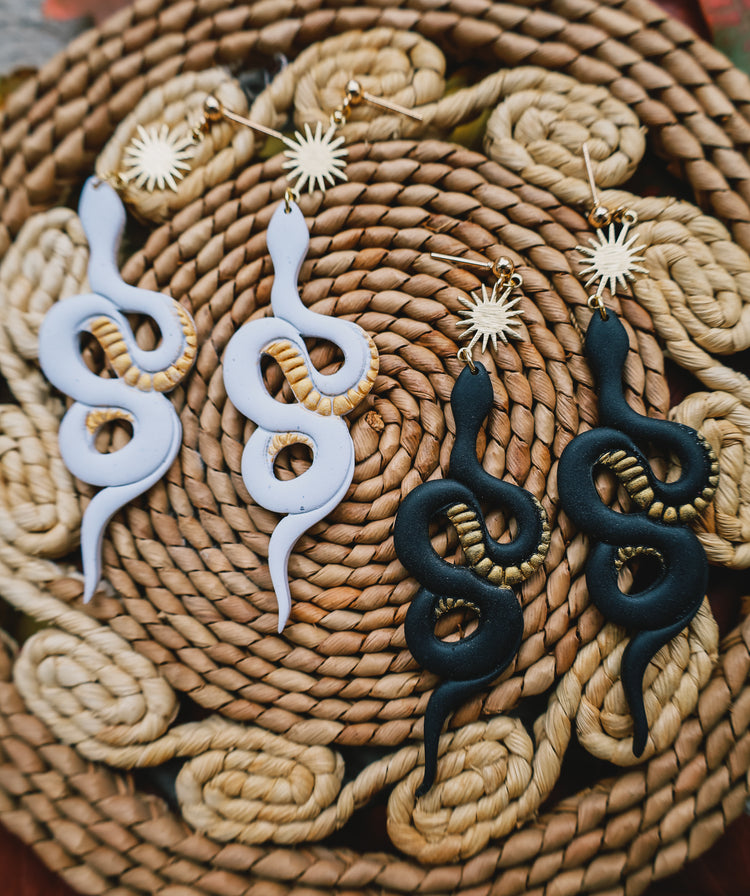 Boho Snake Earrings