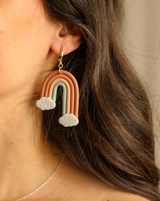 Rainbow Cloud Earrings