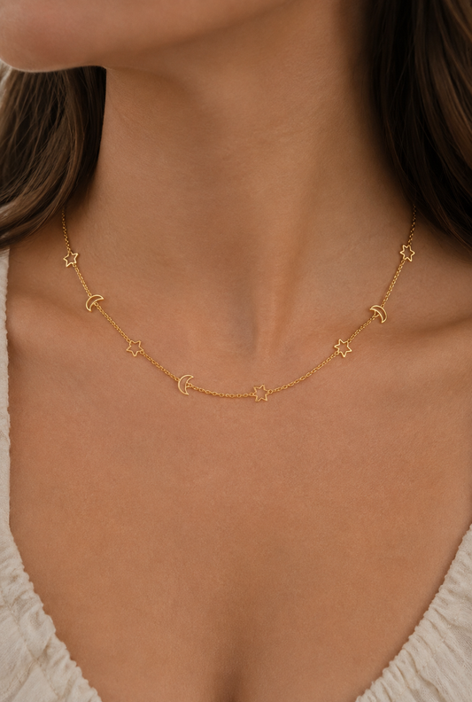 Night Sky Chain Necklace