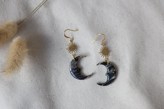 Man in the Moon Celestial Dangles