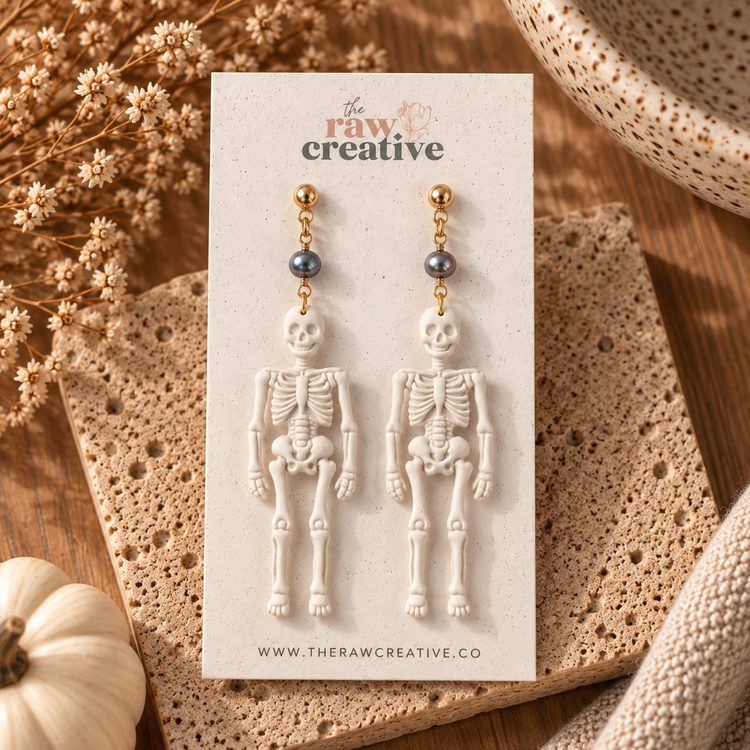 Dead Cute Skelly Dangles