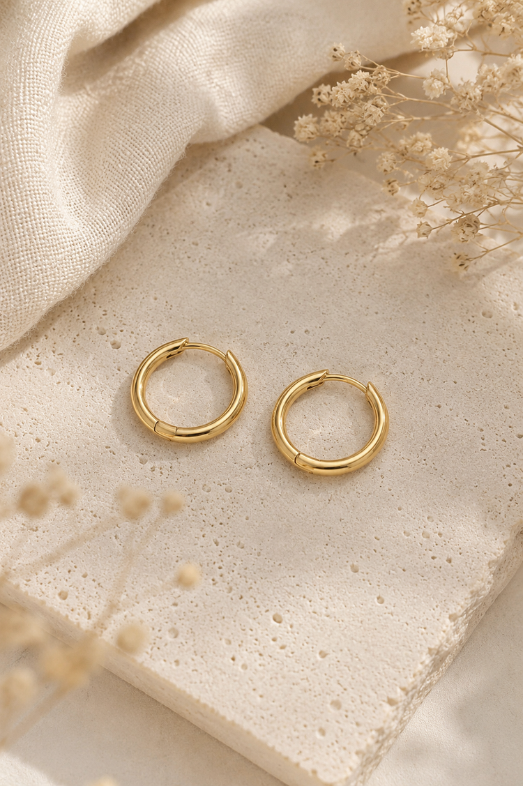 Delicate Huggies Hoops