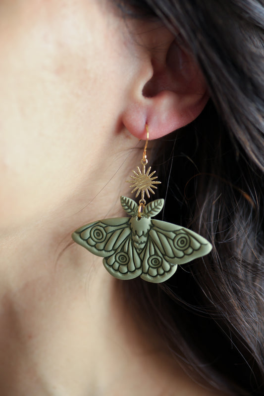 Emperor Moth Dangles