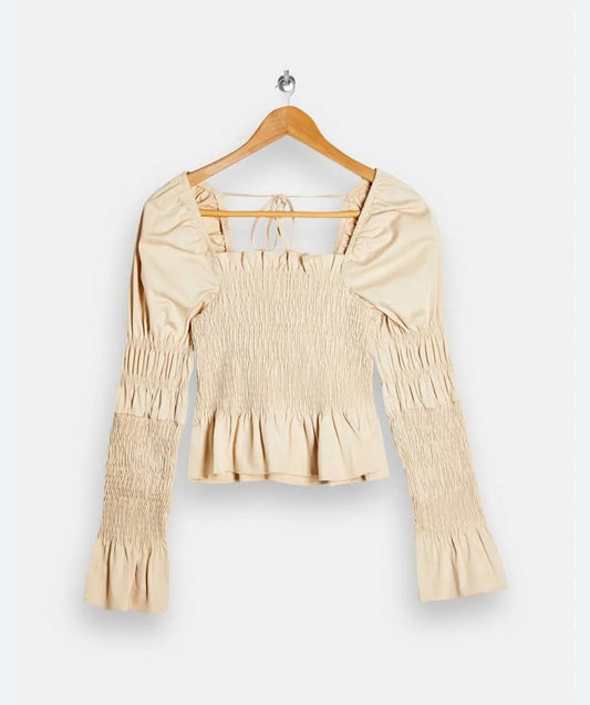 Topshop Long Sleeve Blouse