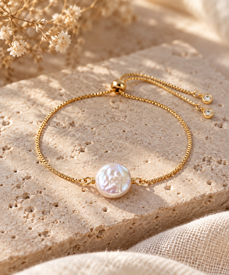 Adjustable Freshwater Pearl Bracelet