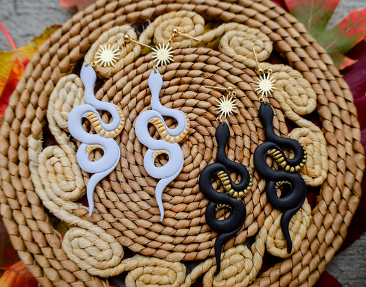 Boho Snake Earrings