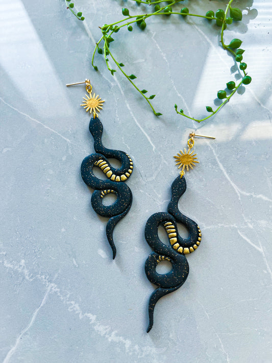 Boho Snake Earrings